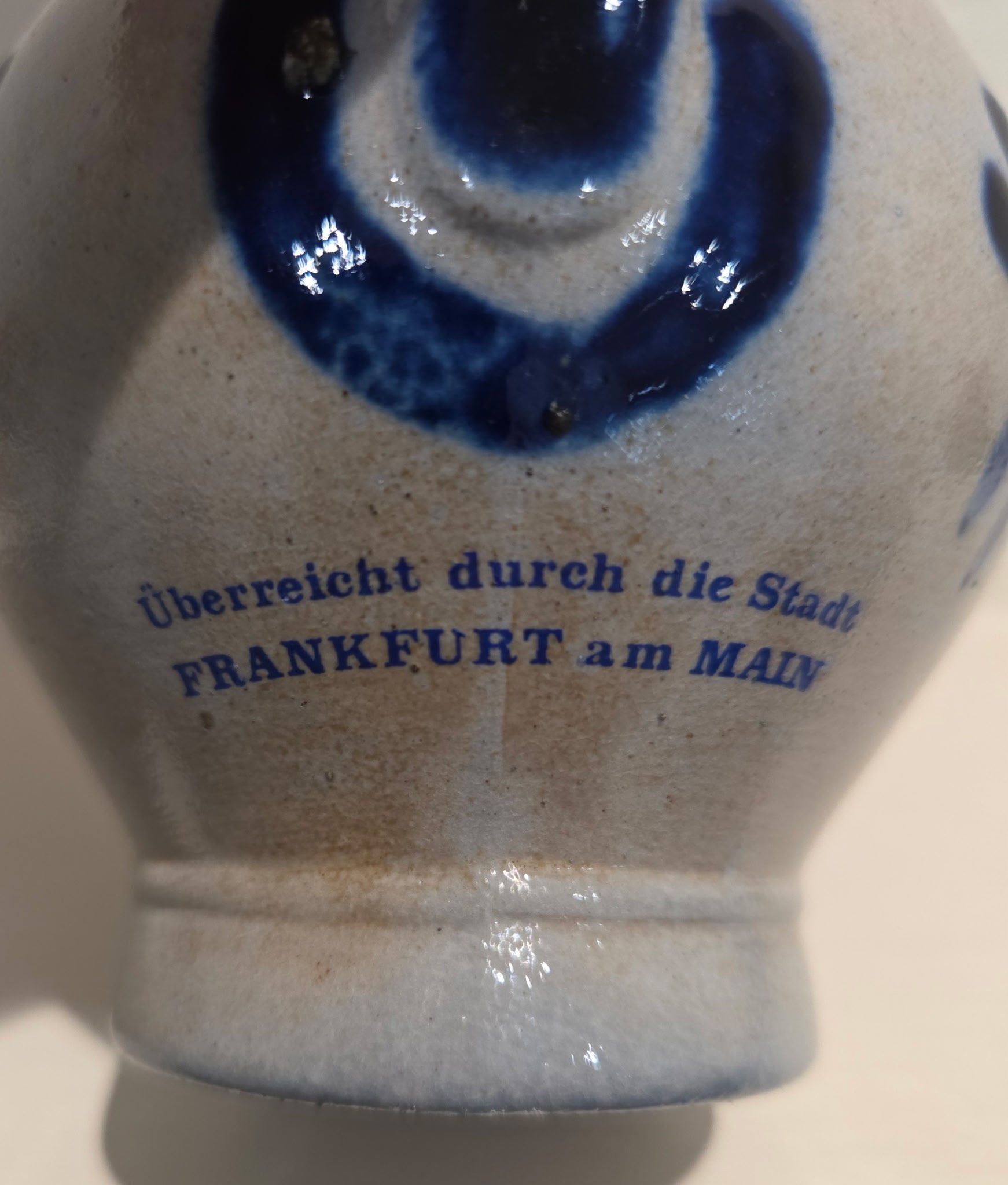 Vintage 1990s German Stoneware Pitcher