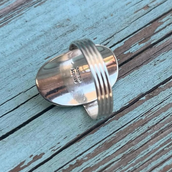 Turquoise Gemstone & Sterling Silver Ring