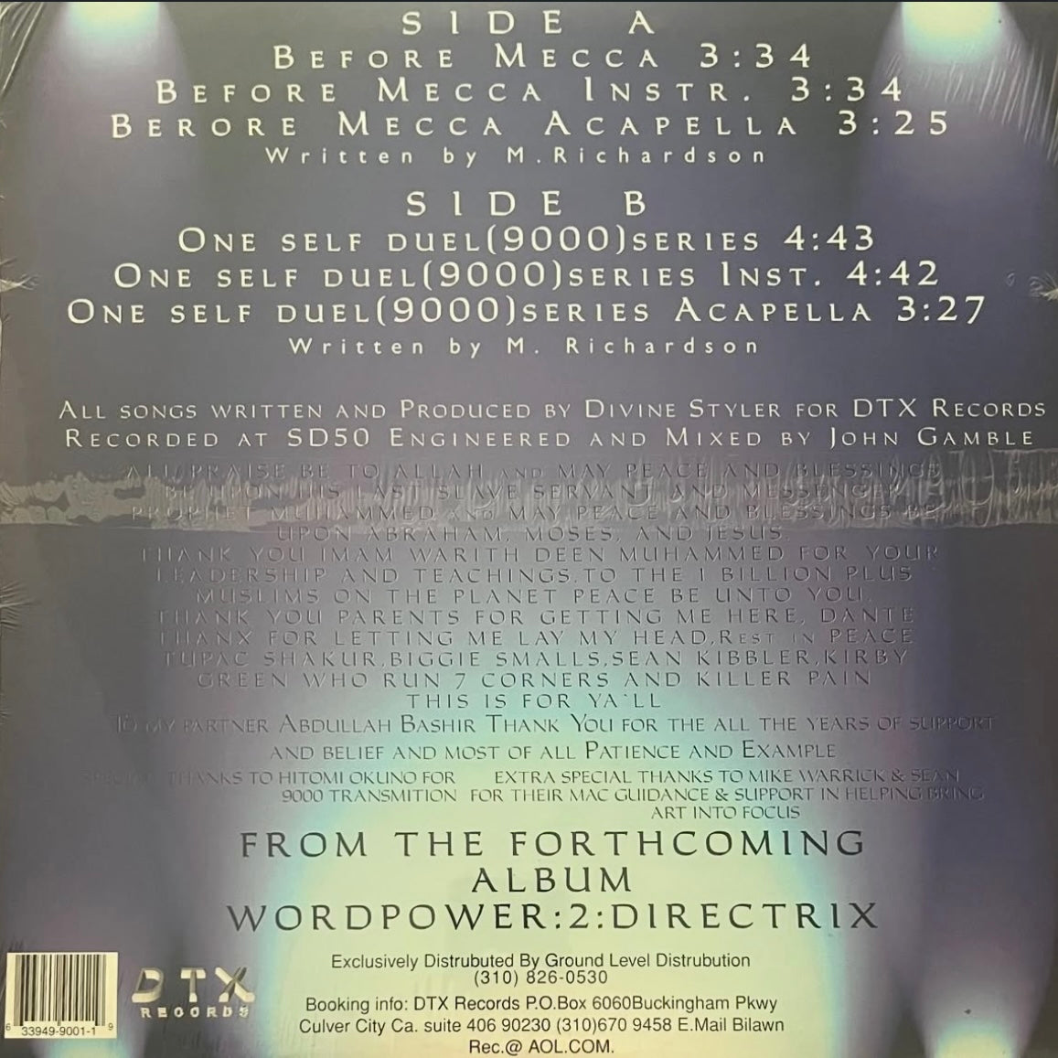 “Before Mecca” - Divine Styler