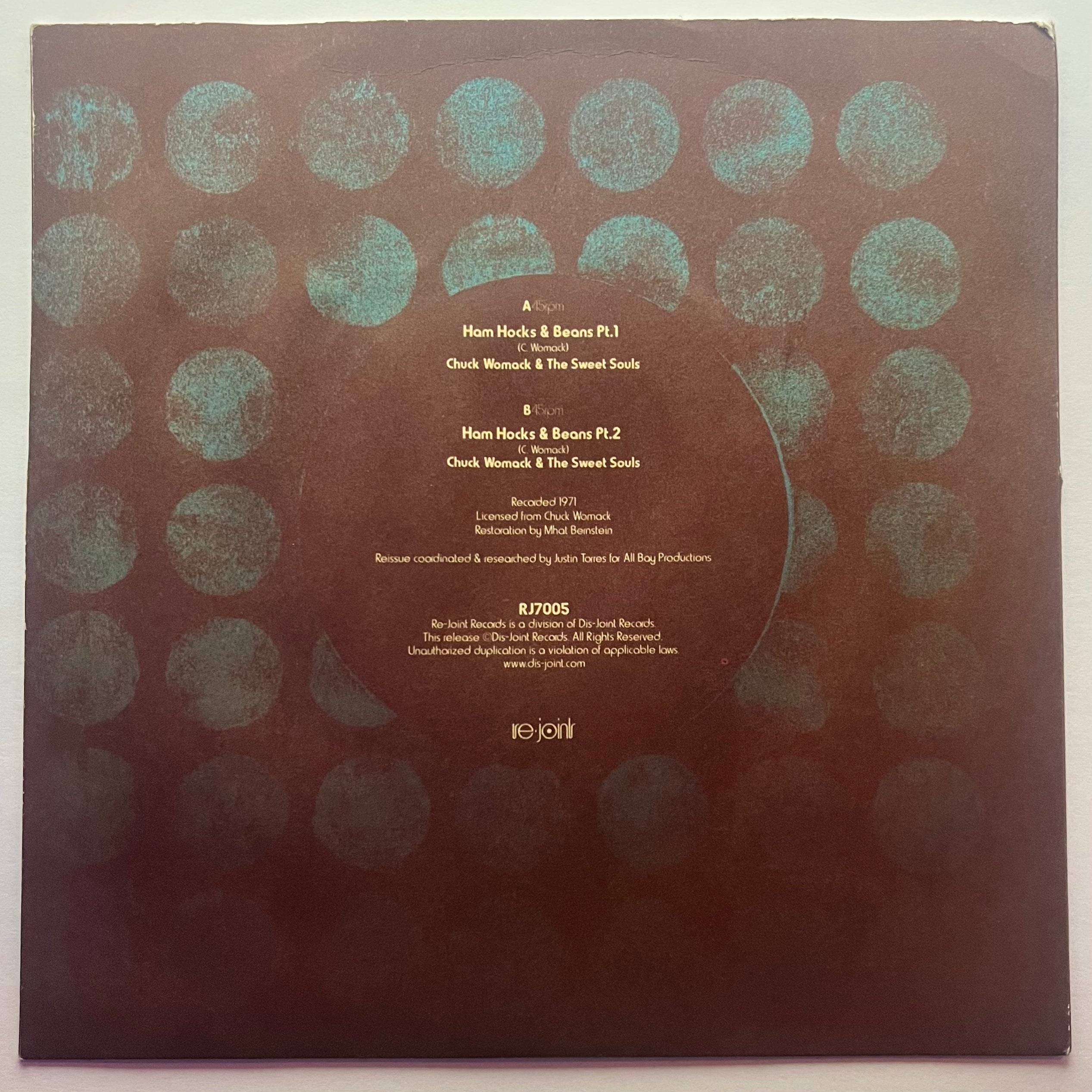 Ham Hocks & Beans - Chuck Womack & The Sweet Souls