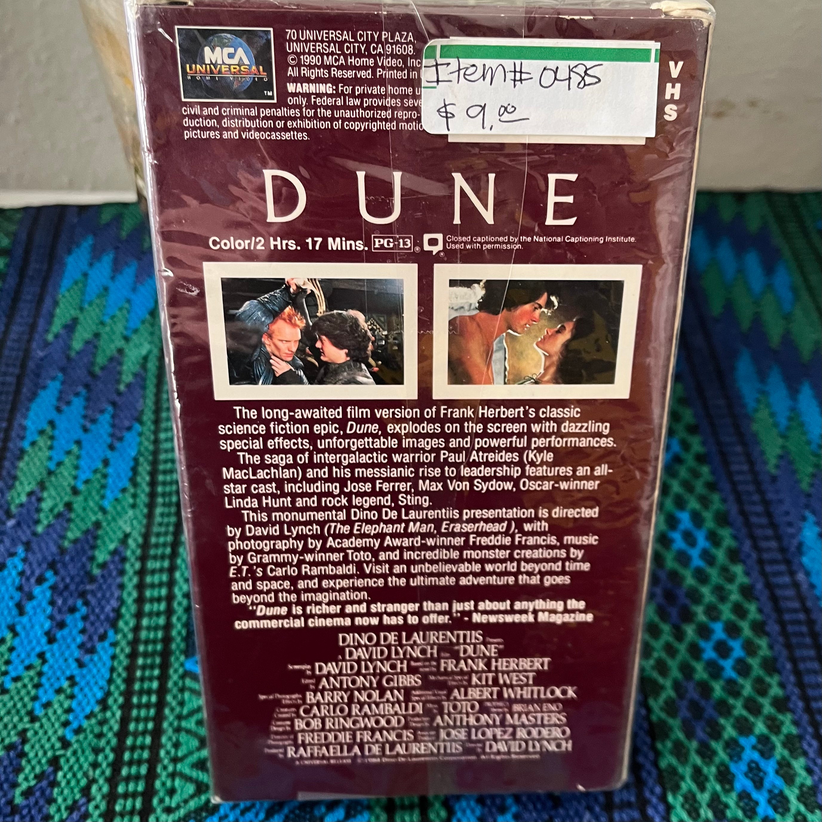 Vintage Dune 1984 VHS