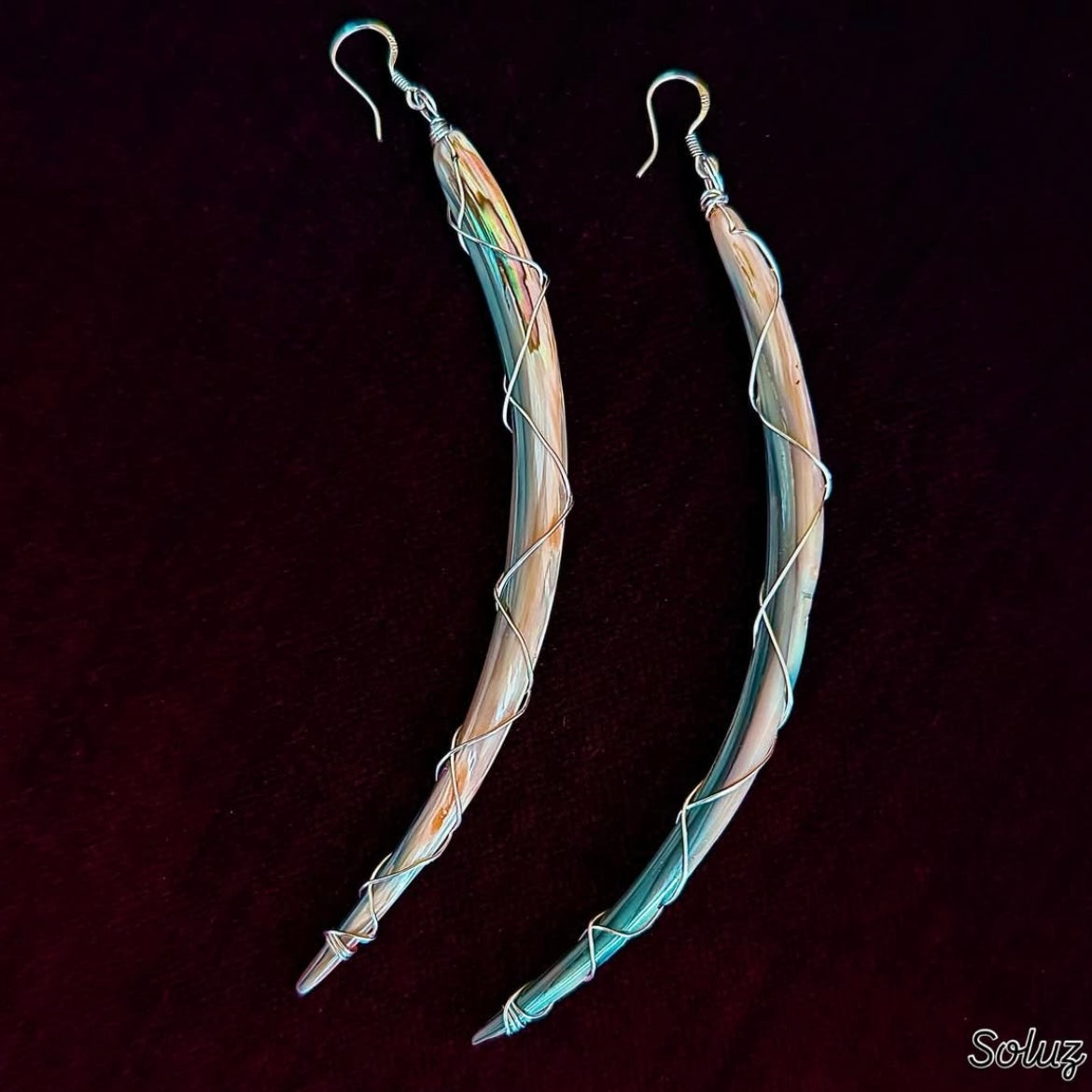 Handcrafted Abalone Earrings
