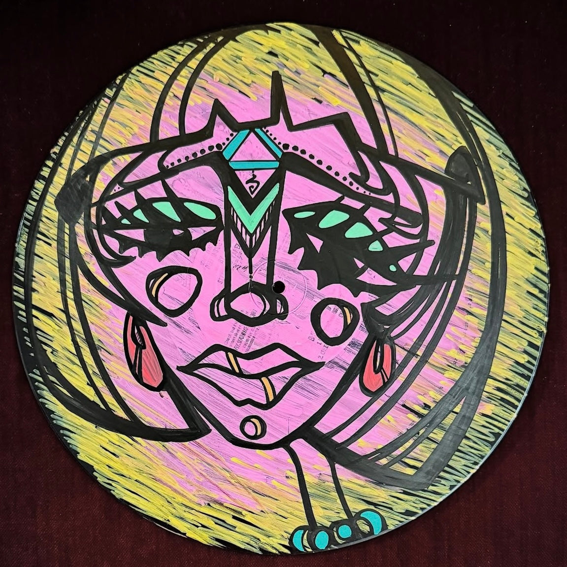 "Birdie the Abstract Warrior"