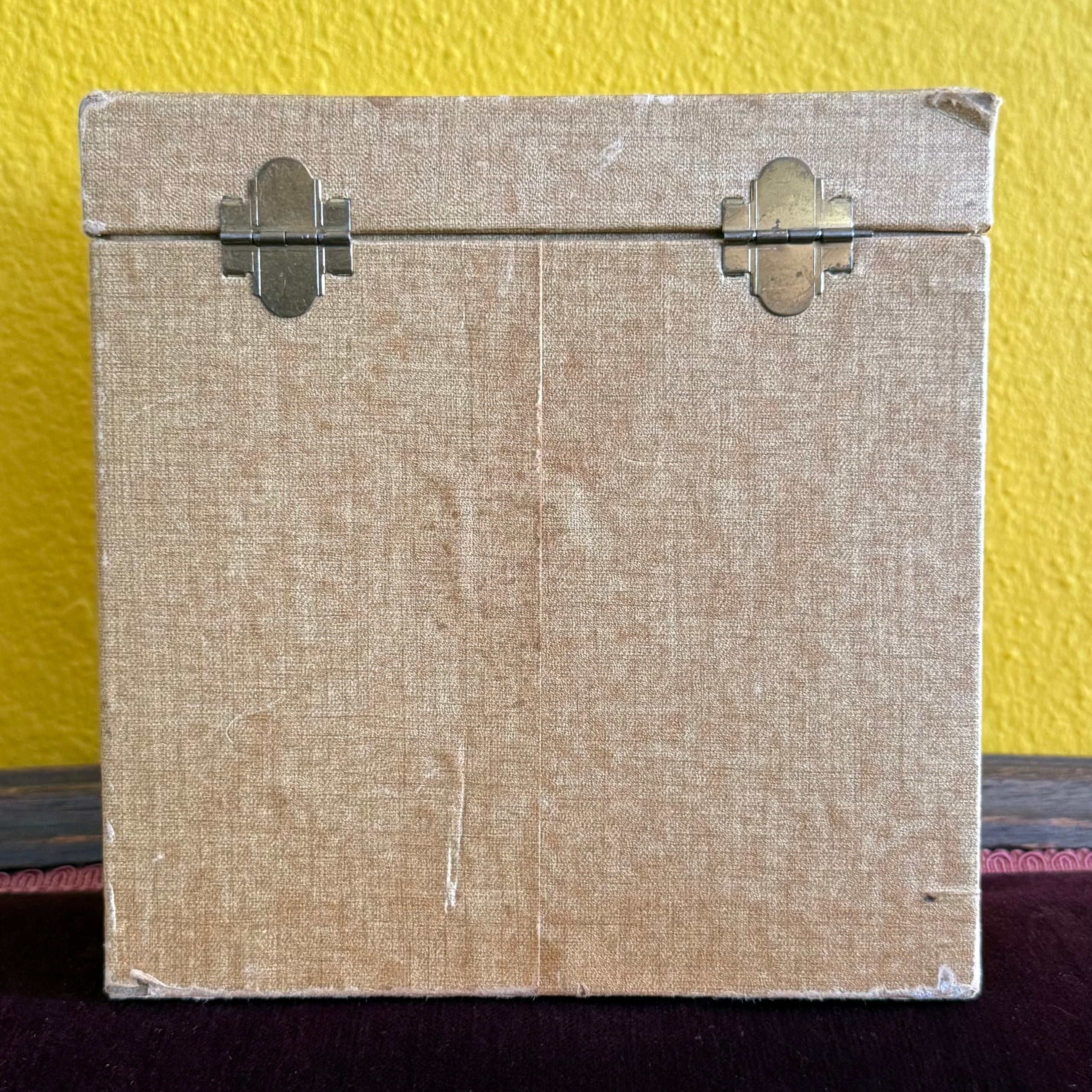 Tan 7” record box
