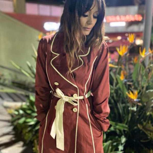 Vintage Mod Cloth Trenchcoat