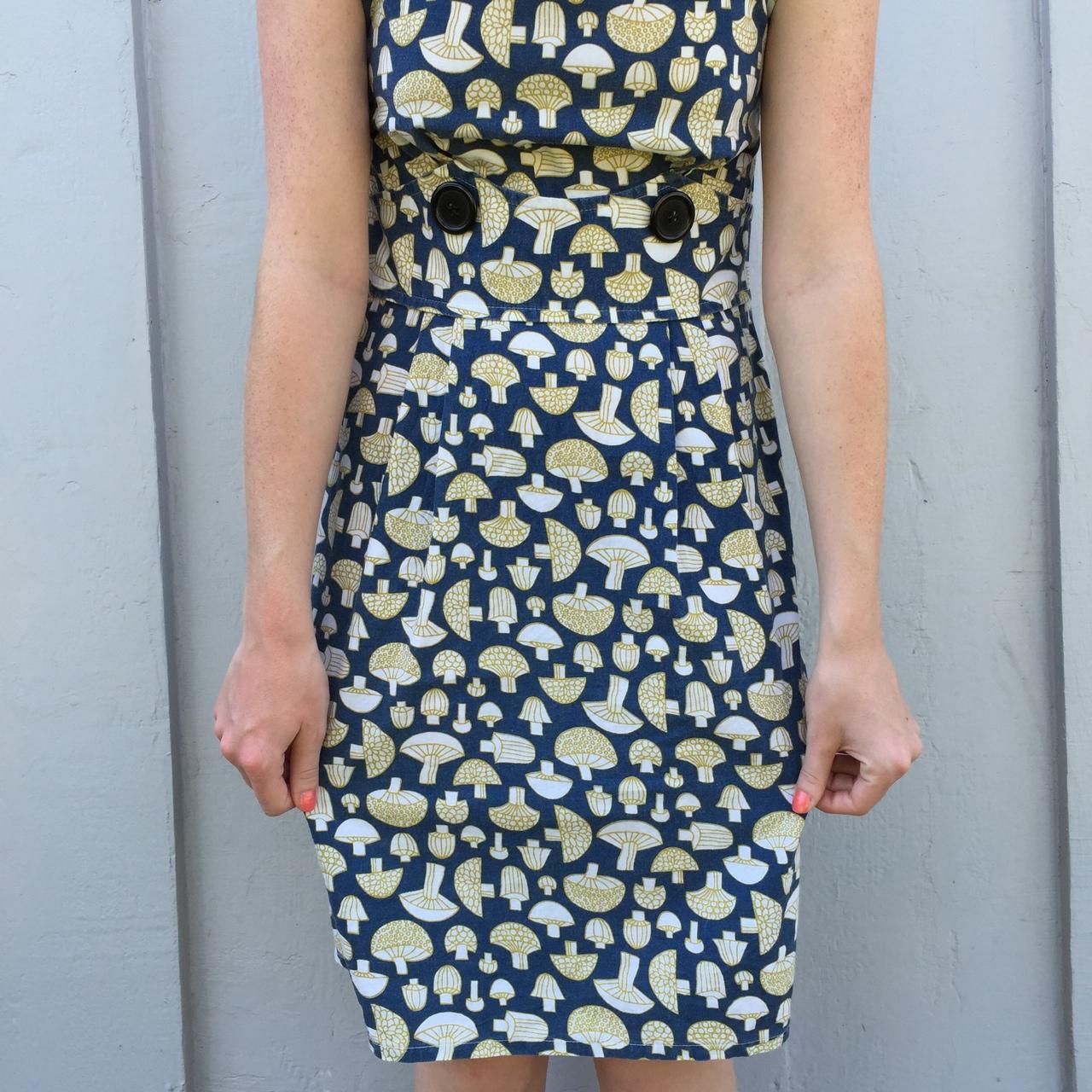 Vintage 1960s Mushroom Pin-Up Dress