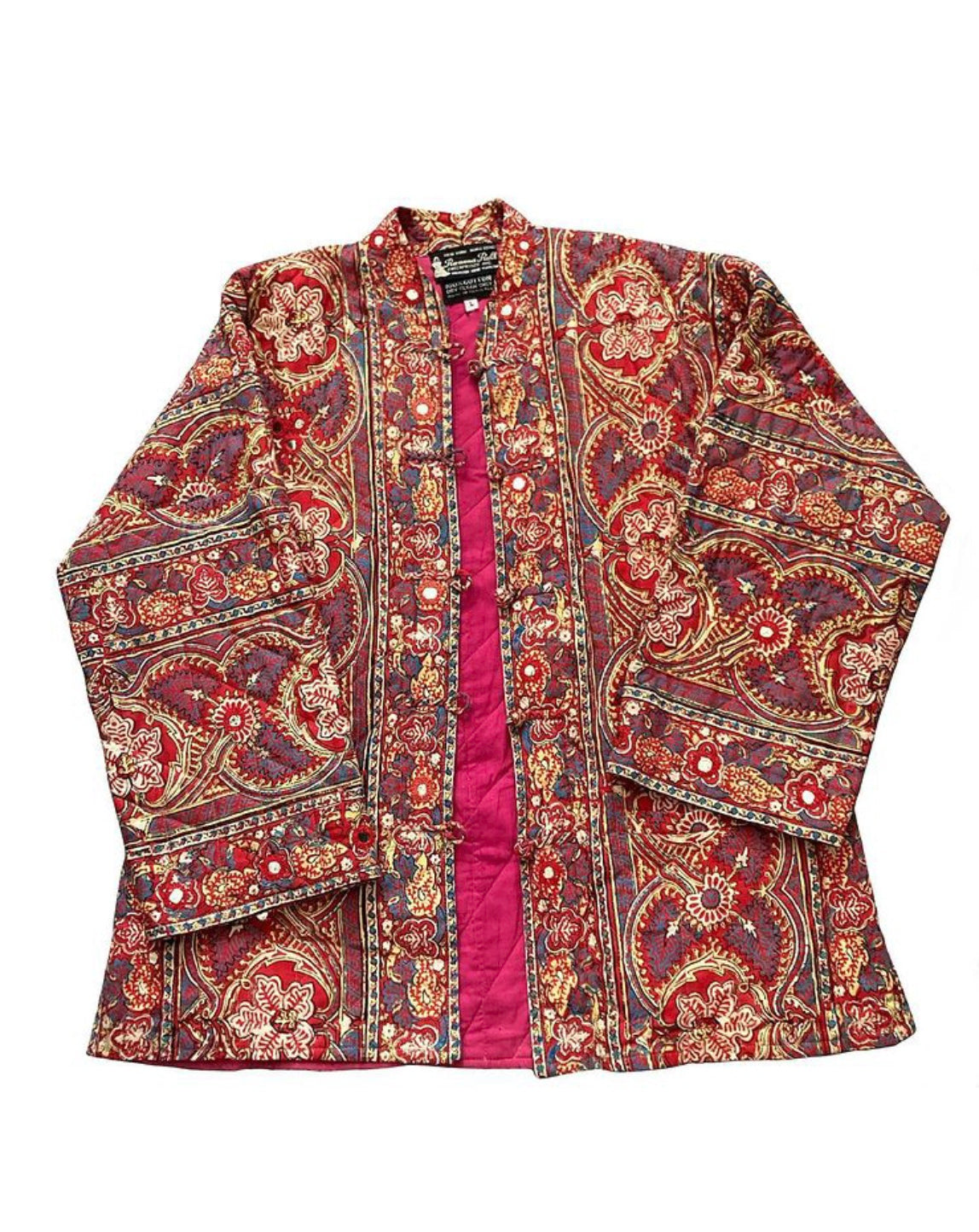 Ramona Rull 70’s Red Quilted Jacket