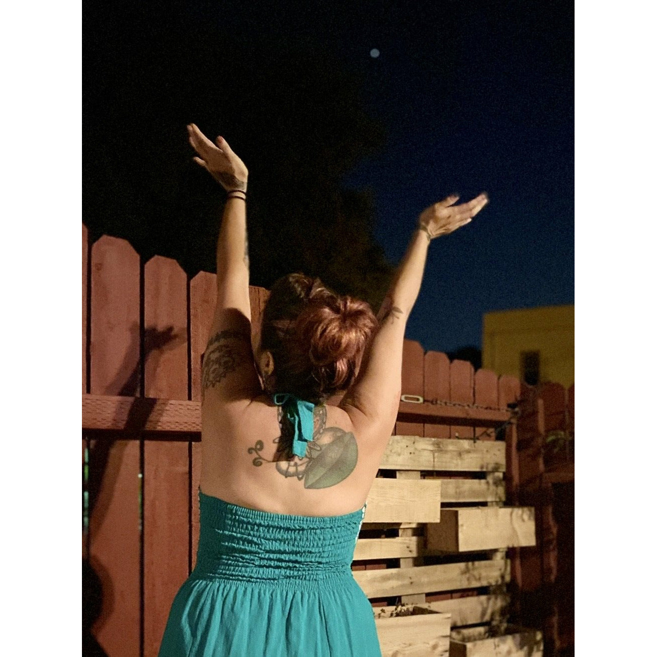 Vintage Halter Midi Dress