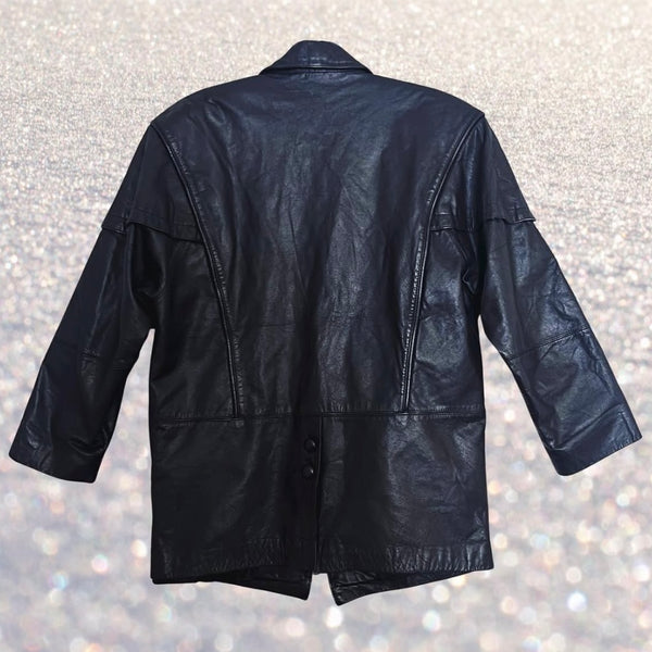 1980s Women’s Detailed Leather Jacket