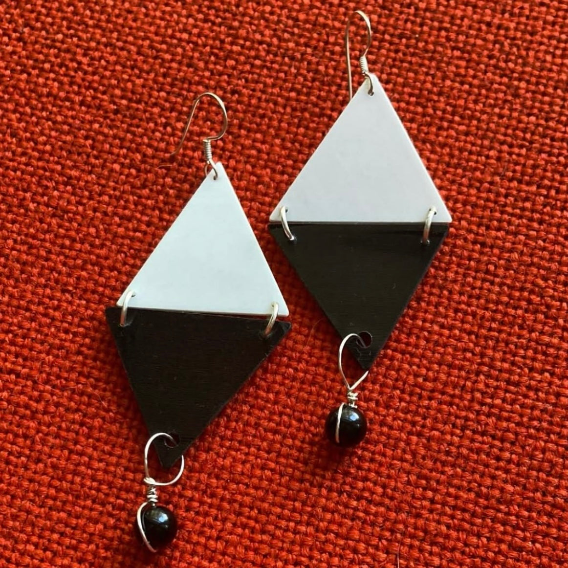 Vinyl Record Dangle Earrings