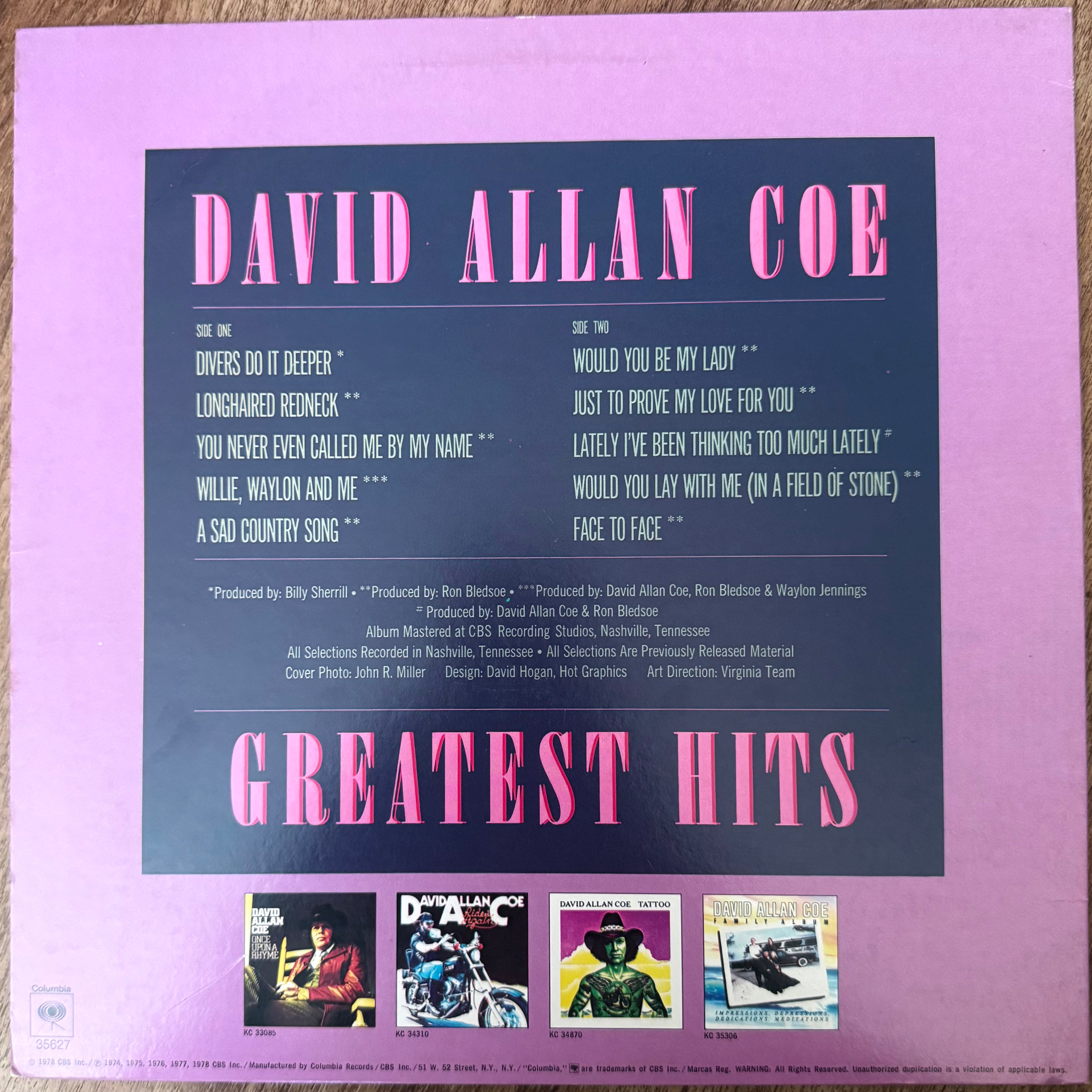 David Allan Coe - Greatest Hits