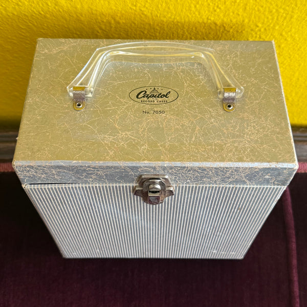 Vintage Capitol Record 7” Record Case