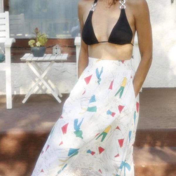 Vintage 1970s A-Line Skirt