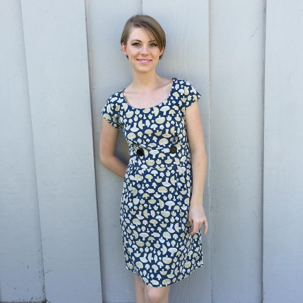 Vintage 1960s Mushroom Pin-Up Dress