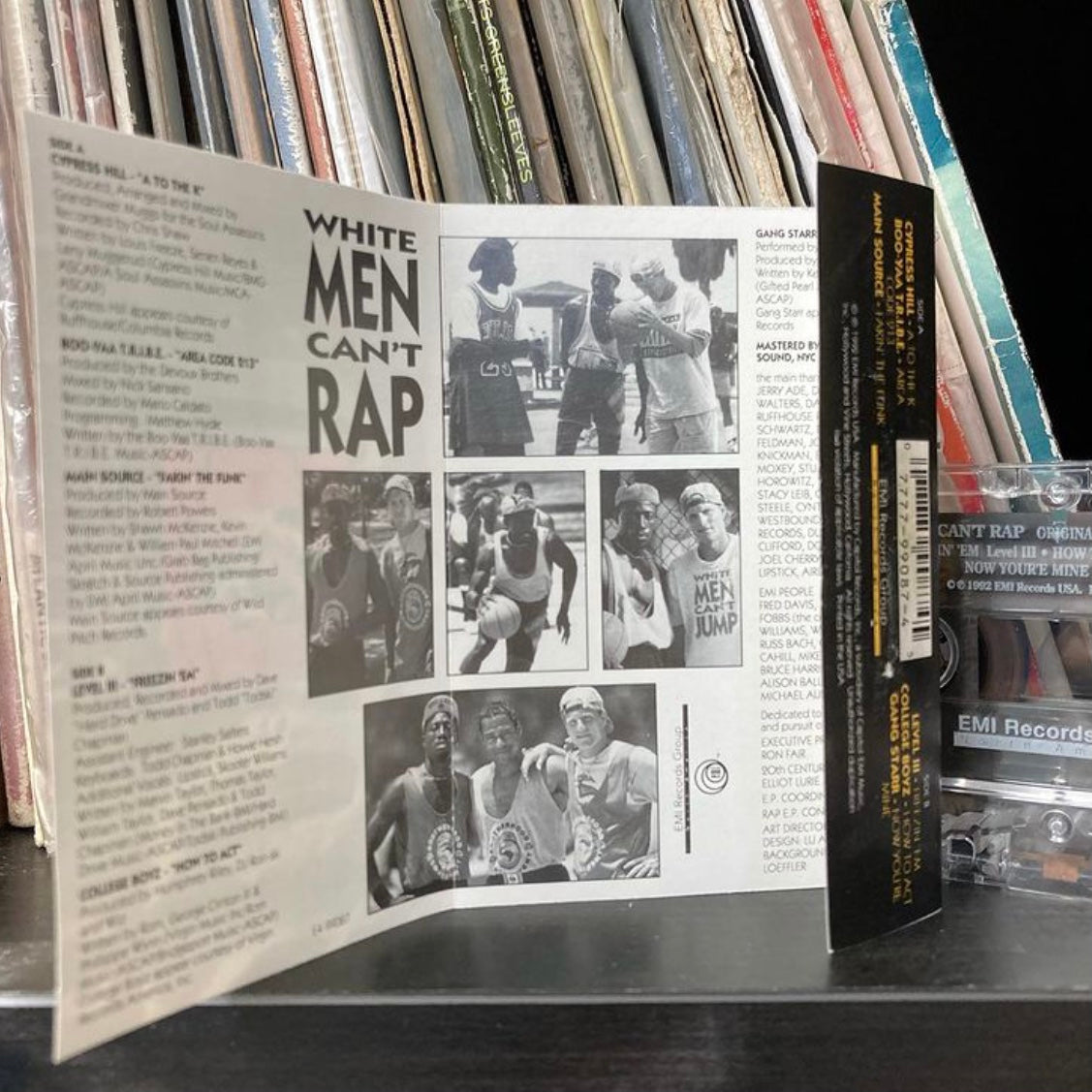 “White Men Can’t Rap” Soundtrack Cassette Tape from “White Men Can’t Jump”