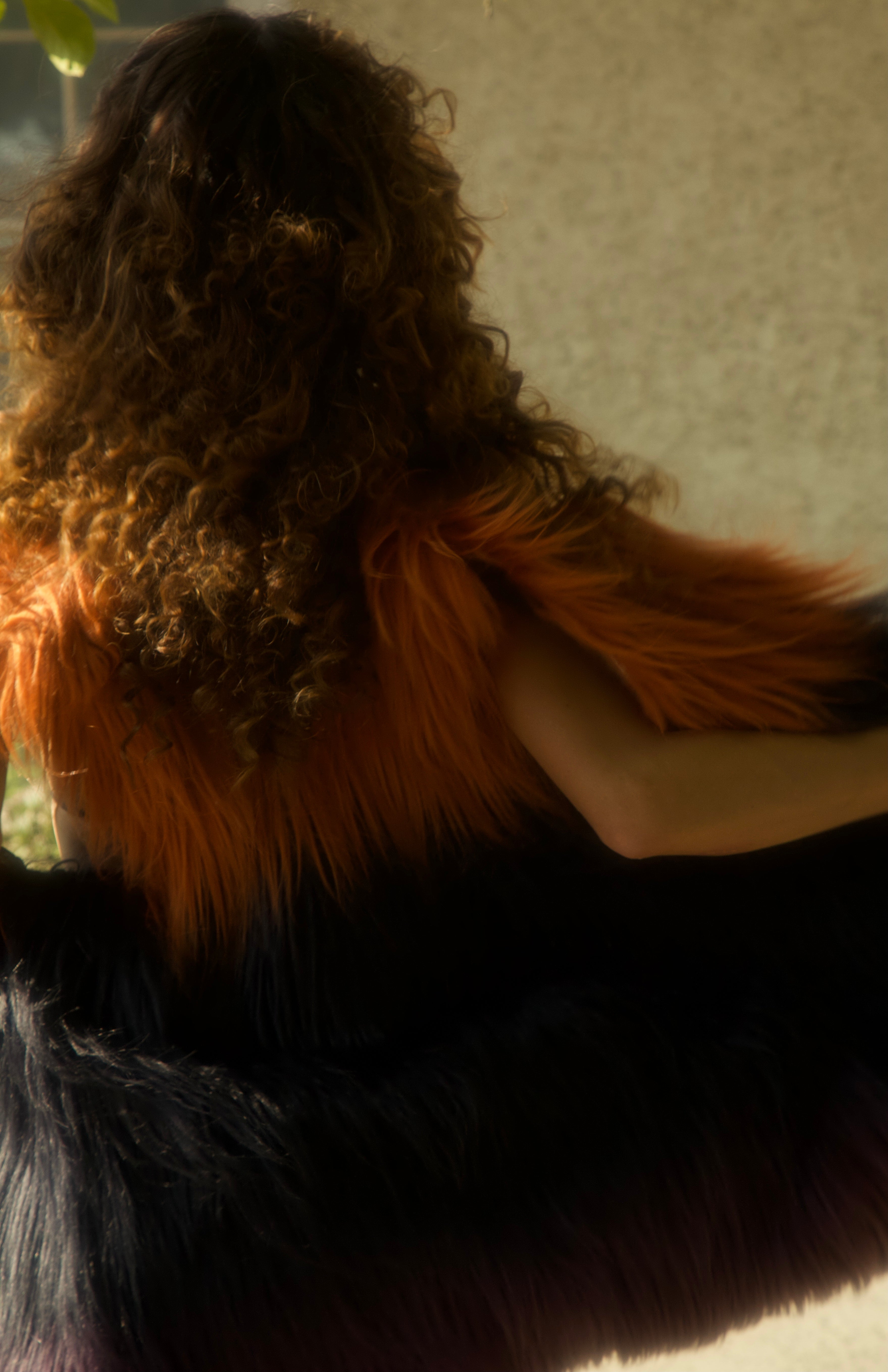 Faux Fur Ombré Vest by: Fever