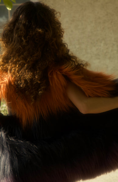 Faux Fur Ombré Vest by: Fever