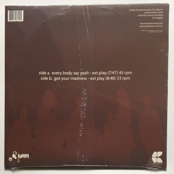 "Everybody Say Yeah & Got Your Madness" - The Rebirth 12" Vinyl